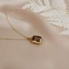 14K Gold Necklace with Ametrine Stone
