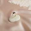 14K Gold Ring with Indigo Evil Eye