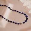 Lapis Lazuli Taşlı 14K Altın Kolye