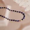 Lapis Lazuli Taşlı 14K Altın Kolye