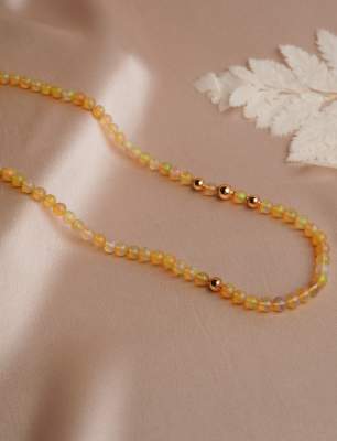 Etiyopya Opal Taşlı 14K Altın Kolye