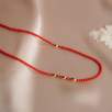 14K Gold Necklace with Coral